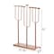 Vintiquewise Hanukkah Menorah, 9 Branch Tea Light Candle Holders, Rose Gold QI004643.RG.L - alternate 6